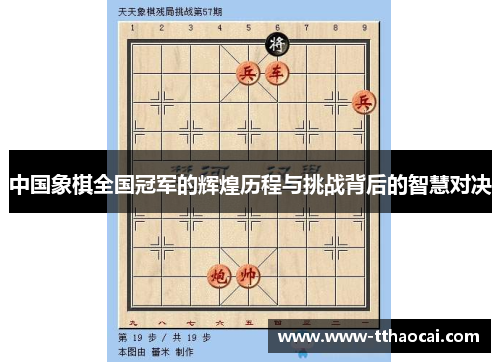 中国象棋全国冠军的辉煌历程与挑战背后的智慧对决